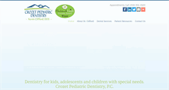Desktop Screenshot of crozetpediatricdentistry.com